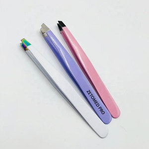 Professional Eyebrow Tweezers Hair <b>Trimmer</b> Scissors Set Stainless Steel Powder Coated Custom Durable Lightweight Washable Modern - Product Image 2