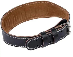 Cinturón de Piel Premium para Levantamiento de Pesas, para Hombres y Mujeres, Entrenamiento de Powerlifting, Proveedor Mayorista - Product Image 4
