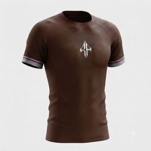 Nueva Camiseta Deportiva/MMA con Protección UV, Sublimada, Cuello Redondo, Material de Spandex/Poliéster, Calidad Premium para Hombre - Product Image 4