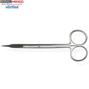 กรรไกรโกลด์แมนฟ็อกซ์ แบบตรง 5 นิ้ว ผลิตจากเหล็กกล้าไร้สนิมคุณภาพสูง สำหรับการผ่าตัดทางทันตกรรม การตัดเนื้อเยื่อ และการตัดไหมเย็บ - Product Image 6