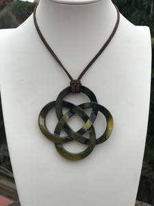 สร้อยคอจี้รูปเงื่อนเซลติกจี้เขาเครื่องประดับเขาควาย-เครื่องประดับเซลติกเครื่องประดับเขาควายเครื่องประดับเครื่องประดับไอริช - Product Image 5