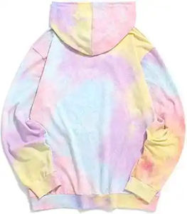 Sudadera con capucha de lana para hombre de alta calidad para invierno, con logotipo personalizado, diseño tie-dye, manga larga, para adultos unisex, a precio económico. - Product Image 2