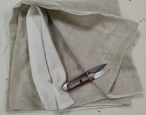 Linen <b>Pillowcase</b> With Hidden Zipper Embroidery Cushion Cover - Product Image 4