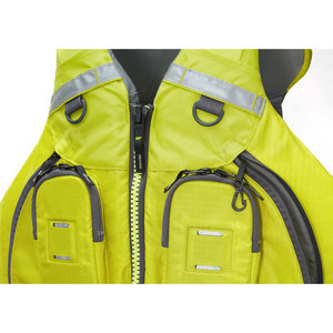 Gilet sportif vert lime pour homme avec bandes réfléchissantes, séchage rapide, style estival - Product Image 3