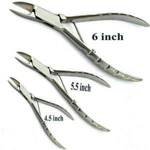 Alicate Profesional de Podología Fettle Med de Acero Inoxidable de Lujo para Uñas de los Pies - Apertura de Mandíbula Ancha, Punta de Cuchilla Afilada, Resorte Simple o Doble - Product Image 3