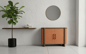 Buffet moderne à 2 portes pour salon, meuble de rangement minimaliste moderne à 2 portes, armoire à 2 portes - Product Image 2