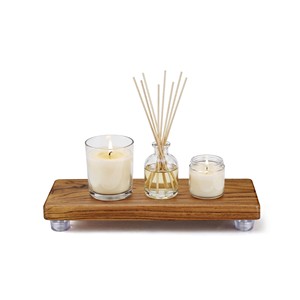 Portavelas Cuadrado de Madera de Teca, Diseño Minimalista Hecho a Mano, Venta al por Mayor en Moradabad - Product Image 4