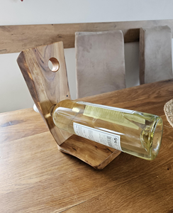 Support de rangement pour bouteilles de vin en bois artisanal, porte-bouteilles, décoration pour la maison, bar, cuisine, salle à manger, restaurant, hôtel, vente en gros - Product Image 4