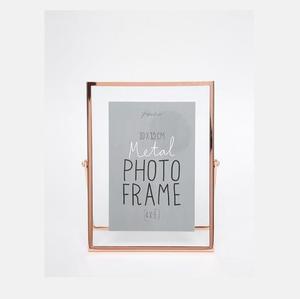 Gold Metal Square Photo <b>Frame</b> With Floating Glass For Home Livingroom <b>Wedding</b> Gift Use Photo <b>Frame</b> Stand - Product Image 3