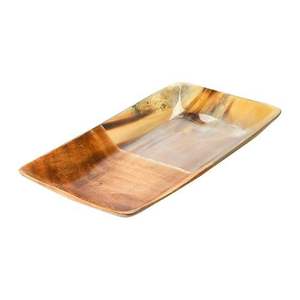 Bandeja de servir decorativa exclusiva hecha a mano de alta calidad con incrustaciones de mosaico de cuerno natural a un precio muy bajo. - Product Image 4