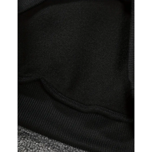 Sweat-shirt classique pour homme, couleur unie, col rond, coupe régulière, tricoté, pull décontracté, manches longues, noir, 100% biologique, service OEM - Product Image 6