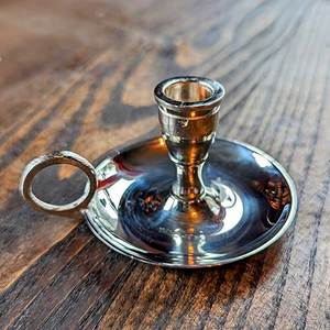 <b>Brass</b> <b>Candlestick</b> <b>Holder</b> With Shell Base Heat Resistant Home Decoration Metal Candle <b>Holder</b> - Product Image 5