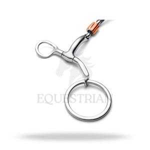 Bocado de críquet de 3 piezas con vástago suelto para entrenamiento y control de equitación - Product Image 4