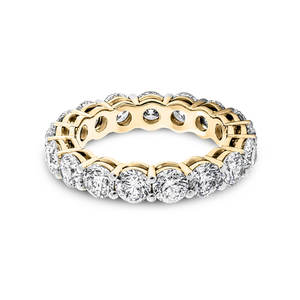แหวนเพชรทรงกลม Elysia ทองคำขาว 14k แท้ ประดับเพชรแล็บทรงกลม ดีไซน์สวยงาม พร้อมใบรับรอง IGI สำหรับผู้หญิง - Product Image 3