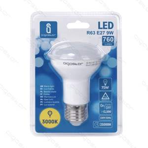 Ampoule LED A5 R63 E27 à économie d'énergie 9W 3000K - Product Image 1