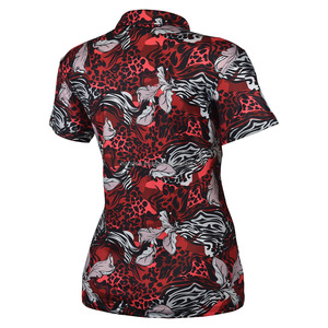 Bán Buôn Áo sơ mi nữ Golf cao cấp cộng với kích thước nhanh khô thoáng khí Polyester tùy chỉnh nhãn Logo dịch vụ số lượng lớn 2026 giảm giá - Product Image 3