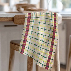 Serviettes de cuisine en coton 100% teint en fil, tissées, douces et de qualité supérieure, en provenance d'Inde, super absorbantes et à séchage rapide, à prix avantageux - Product Image 5