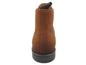 Mocasines Dlords para Hombre, Parte Superior de PU, Punta Redonda, Plantilla EVA Cómoda, Suela de Goma, Color Marrón Sólido, para Todas las Temporadas - Product Image 3