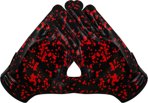 Compression Fit Football <b>Gloves</b> Men Women Sticky Grip Palm Spandex Back <b>Moisture</b> Control Custom Logo Wholesale B2B Exporter - Product Image 3