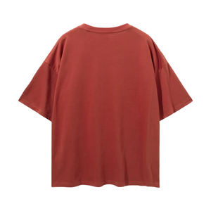 T-shirt uni personnalisé de haute qualité 100 % coton pour homme, grande taille, coupe ample, style club, fitness, streetwear, épaules tombantes - Product Image 6