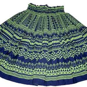 Falda Maxi Bordada con Estampado Floral Tropical Hawaiano para Mujer, Ligera y Fluida, Ideal para Vacaciones de Otoño - Product Image 6