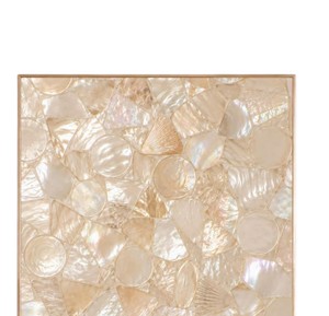 Panneau mural en mosaïque de nacre, artisanat de luxe, peinture élégante, œuvre d'art décorative pour salon moderne. - Product Image 4