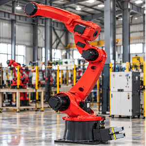 Robot de soudage industriel rouge à 6 axes, nouvelle tête de soudage en acier inoxydable, AC 380V, pour la fabrication de soudures artistiques - Product Image 5