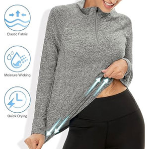 Haut de sport respirant et écologique à manches longues pour femme – Confort athlétique léger pour l'entraînement, la course et le fitness - Product Image 4