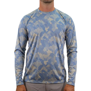 Camiseta de Pesca Personalizada de Manga Larga con Estampado por Transferencia de Calor, Protección Solar UPF 50 y Resistente al Viento para Hombre - Product Image 5