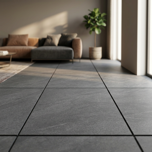 Carreaux de sol extérieurs en porcelaine effet granit anthracite noir moderne à motifs italiens 20 mm 600x900 mm 300x300 mm, robustes et antidérapants R11 - Product Image 3