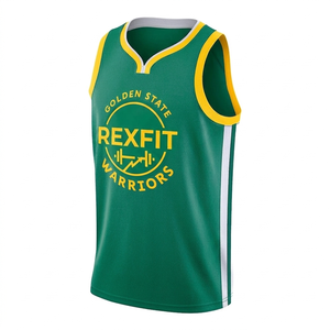 Kit d'entraînement de football personnalisé Rexfit Sports Logo bleu et jaune, uniforme de football 100% polyester unisexe adulte, vêtements personnalisés vierges - Product Image 5
