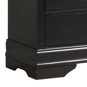 Elegante Cómoda Negra Tradicional para Almacenamiento - Product Image 3