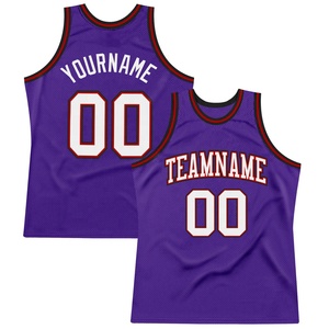Camiseta de Baloncesto Personalizada Morada, Uniforme de Equipo Personalizado, Camiseta sin Mangas de Malla de Secado Rápido para Hombres y Niños - Product Image 1