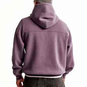 Sweat-shirt à capuche unisexe en tricot pour hommes, coupe oversize, vente en gros, nouvelle mode, polaire épaisse, grandes tailles, sweats à capuche personnalisés pour hommes - Product Image 1