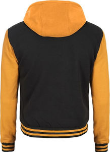 Chaqueta Universitaria de Cuero de Primera Calidad, Cómoda Chaqueta de Béisbol Universitaria de Satén, Impermeable, Estilo Invernal con Forro de Piel, Venta al Por Mayor - Product Image 3