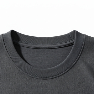 Custom Logo Heavyweight Oversized T Shirt 100 Cotton Drop Shoulder Blank Plain Loose Fit Tee Men Plus Size Streetwear - Product Image 5