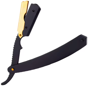 Navaja de Afeitar Profesional de Acero Inoxidable con Mango de Madera, Afeitadora Manual para Barba, Personalizable para Hombres - Product Image 3