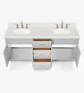 Gabinete de Baño OEM Felix de 72 Pulgadas con Doble Lavabo, Solo Gabinete, 4 Opciones de Acabado, Directo de Fábrica en Vietnam - Product Image 5