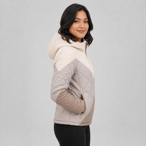 Chaqueta Acolchada para Mujer de Larga Duración, Abrigo de Invierno Cálido y Ligero con Logotipo Personalizado, Cremallera Completa, Capucha, Ropa Exterior Informal al por Mayor - Product Image 2