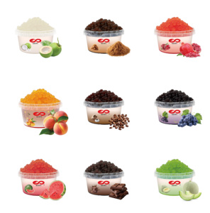 Keifu ช็อกโกแลต popping Boba 500กรัมพร้อมทานไข่มุกสำหรับใส่ชาบับเบิ้ลและท็อปปิ้งไอศกรีม - Product Image 3