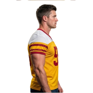 Men Sportswear American Football Jersey American Football Jersey Custom Name Number Short Sleeve Men's American Football Jersey - Product Image 6