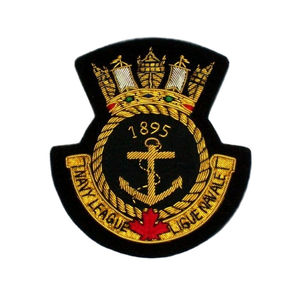 Badges brodés faits main en tissu toile entièrement personnalisés avec fil de bullion 3D et épingle de sûreté, de haute qualité et sur mesure - Product Image 1