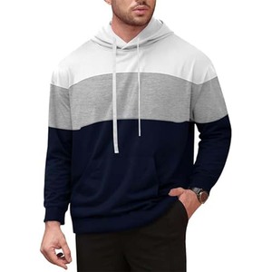 เสื้อฮู้ดดี้พรีเมียมสำหรับผู้ชาย ผ้าฝ้ายฟลีซ 100% เป็นมิตรกับสิ่งแวดล้อม ระบายอากาศได้ดี แห้งเร็ว รับสกรีนลายปัก สวมใส่สบาย เหมาะสำหรับออกกำลังกาย - Product Image 1