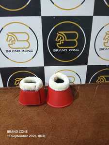 BRAND ZONE Nouveau design Coussinets de protection pour chevaux en néoprène 8MM, cuir PU et fourrure Fax, légers et professionnels - Product Image 5