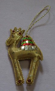 Nuevo adorno colgante de Navidad con forma de elefante para decoración de festivales y fiestas con alta calidad estándar al precio más bajo - Product Image 2