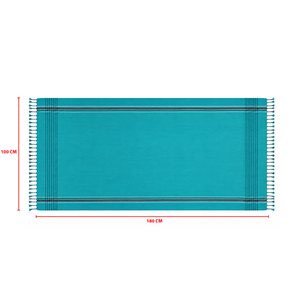 Collection Premium : Serviette Kikoy en coton de qualité supérieure pour usage polyvalent, serviette de plage Kikoy, exportateur en Inde. - Product Image 6
