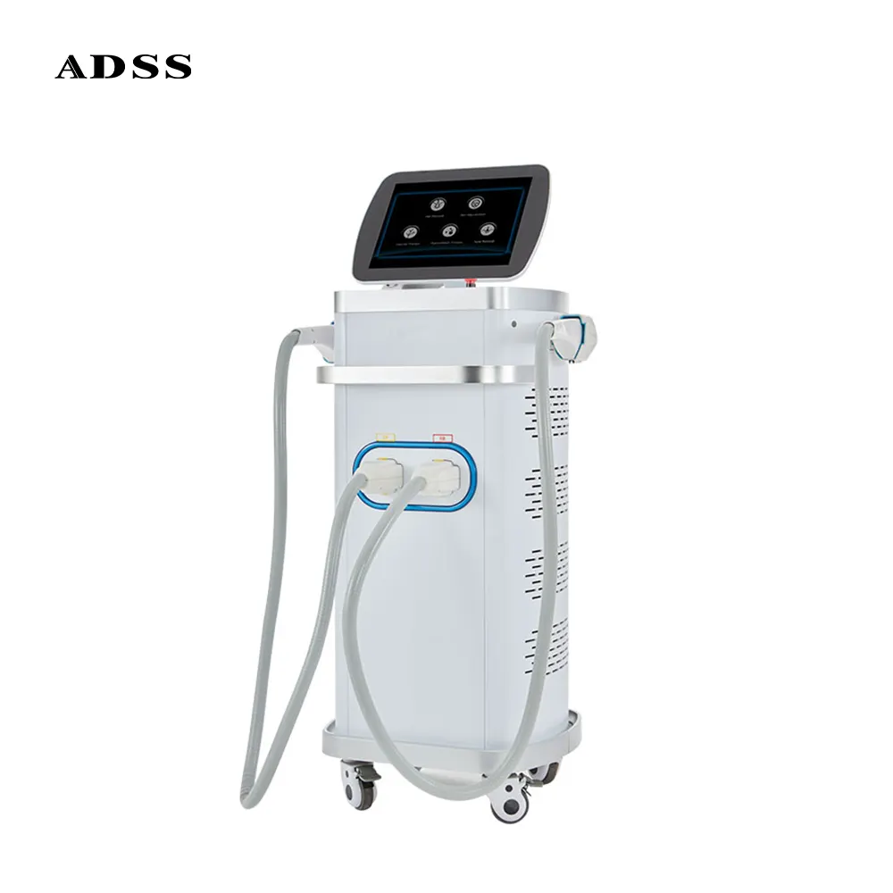 Adss máquina de beleza a laser mais popular/opt/elight ipl depilacion, remoção de pelos