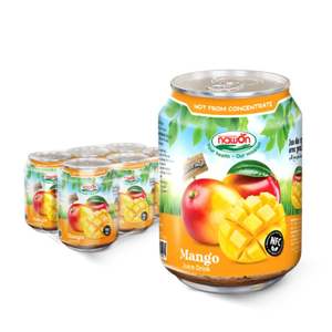 Jus de mangue avec pulpe 250ml en conserve NAWON, purée de fruits naturelle, boissons non alcoolisées, vente en gros, HALAL, prix usine - Product Image 1