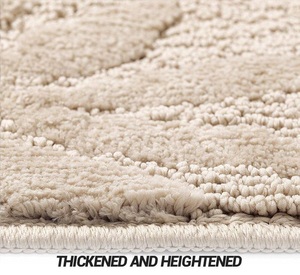Alfombra de Baño Acolchada de Espuma Viscoelástica de Lujo, Antideslizante, de Secado Rápido, con Buena Absorción de Agua, para Hogar y Hotel, Alfombras de Baño Estampadas - Product Image 5