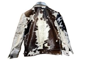 แจ็กเก็ตหนังสำหรับผู้ชายเสื้อแจ็กเก็ตหนังวัวสำหรับนักขี่จักรยานทำจากหนังวัวฟอกได้ตามต้องการดีไซน์หลายสี2025 - Product Image 2